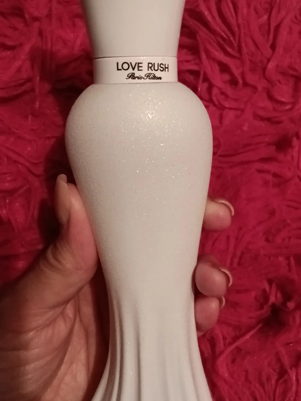 Paris Hilton Love Rush Shimmery White Bottle